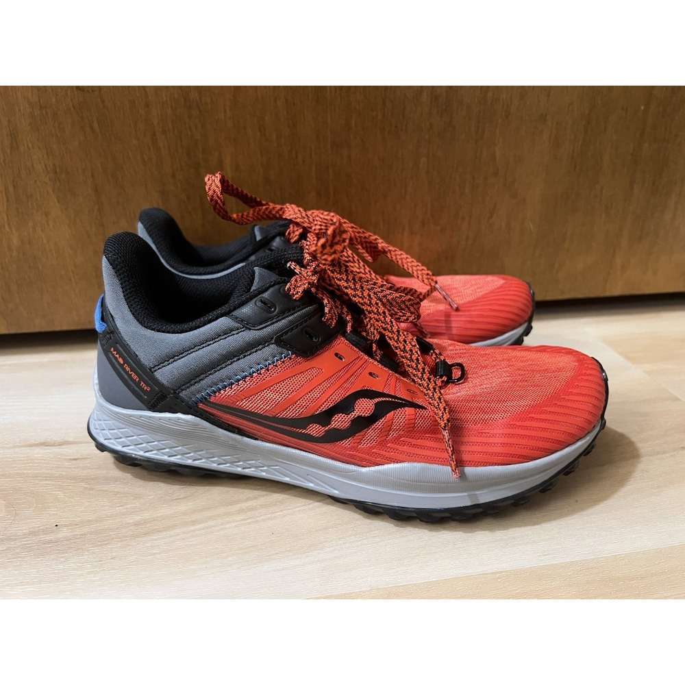 Saucony Ride TR2 Mens Running Shoes All Terrain Trail Outdoor Trainers Red 7‎